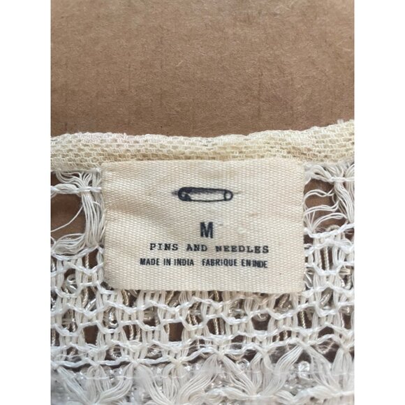 Pins and Needles Women's Lace Top (Anthropologie)‎ Romantic Fairy Flowy Top - Picture 4 of 8